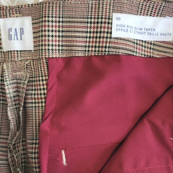 Gap Plaid Trousers - Picture 3 of 4